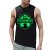 High neck slash armhole vest Thumbnail